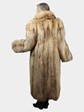 Woman's Natural Finn Racoon Fur Coat