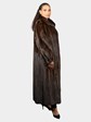 Woman's Natural Mahogany Female Mink Fur Coat