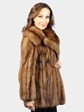 Woman's Natural Vintage Sable Fur Jacket