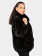 Woman's Natural Ranch Mink Fur Jacket