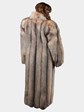 Woman's Natural Crystal Fox Fur Coat