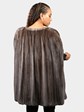 Woman's Natural Blue Iris Vintage Mink Fur Cape