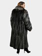 Woman's Natural Silver Fox Fur Coat