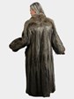 Woman's Vintage Natural Racoon Fur Coat