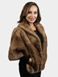 Woman's Vintage Autumn Haze Female Mink Fur Stole