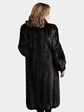 Woman's Deepest Mahogany Female Mink Fur Coat