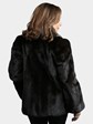 Woman's Petite Natural Ranch Mink Fur Jacket