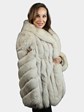 Woman's Natural Blue Fox Fur Jacket