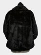 Man's Natural Deep Mahogany Mink Fur Zipper Jacket