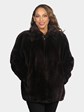 Woman's Dyed Matara Sheared Beaver Fur Jacket