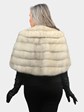 Woman's Natural Azurene Female Mink Fur Stole