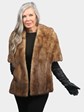 Woman's Natural Vintage Autumn Haze Mink Fur Stole