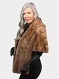 Woman's Natural Vintage Autumn Haze Mink Fur Stole