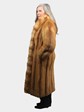 Woman's Natural Red Fox Fur Coat