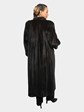 Woman's Deep Mahogany Female Mink Fur Coat