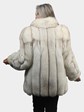 Woman's Natural Blue Fox Fur Jacket