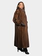 Woman's Natural Demi Buff Female Mink Fur Coat