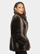 Woman's Natural Phantom Sheared Beaver Fur Jacket