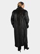 Woman's Blackglama Natural Ranch Mink Fur Coat