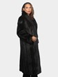 Woman's Blackglama Natural Ranch Mink Fur Coat