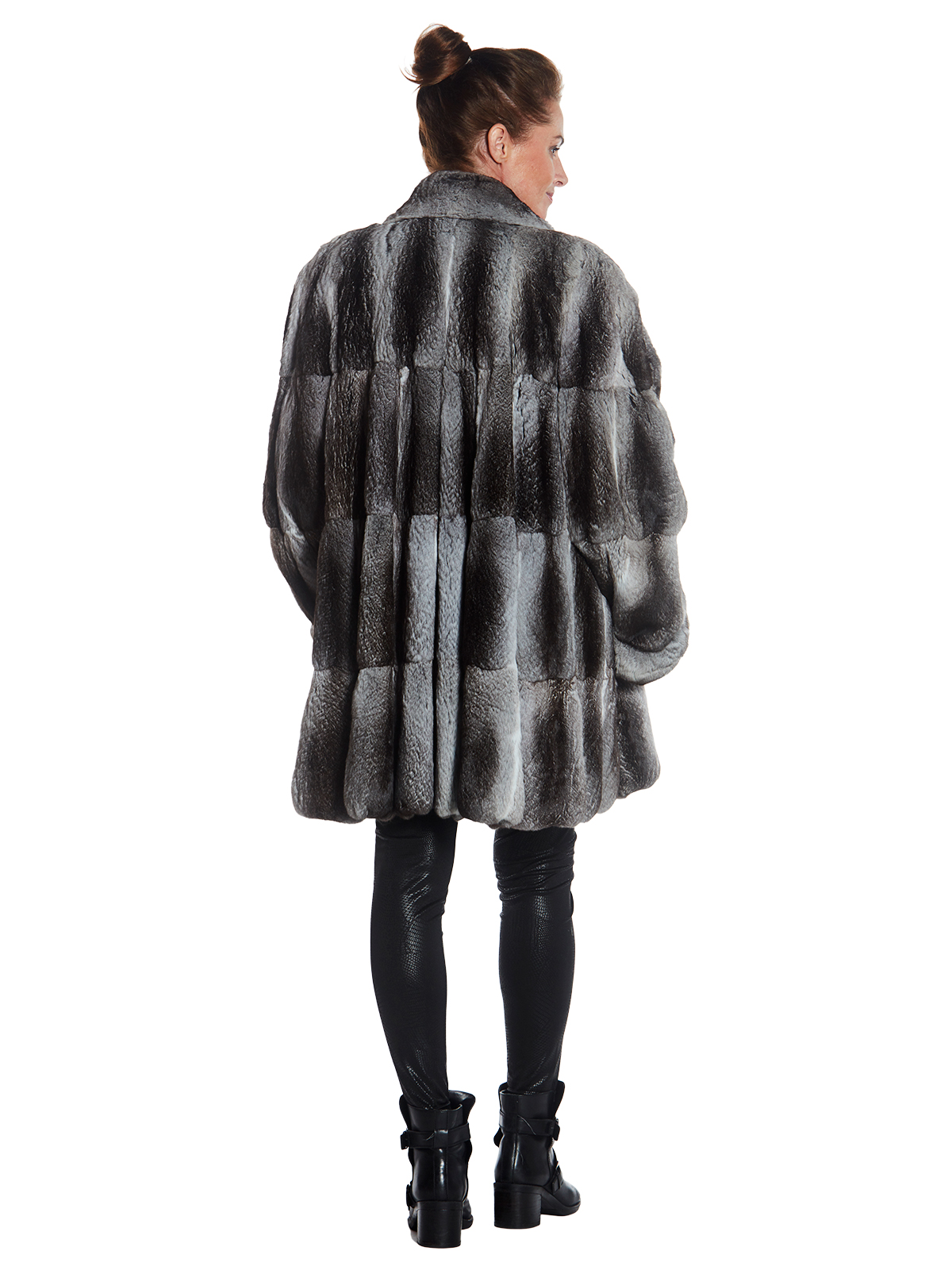 Womens Chinchilla 3/4 Coat - XL | Estate Furs