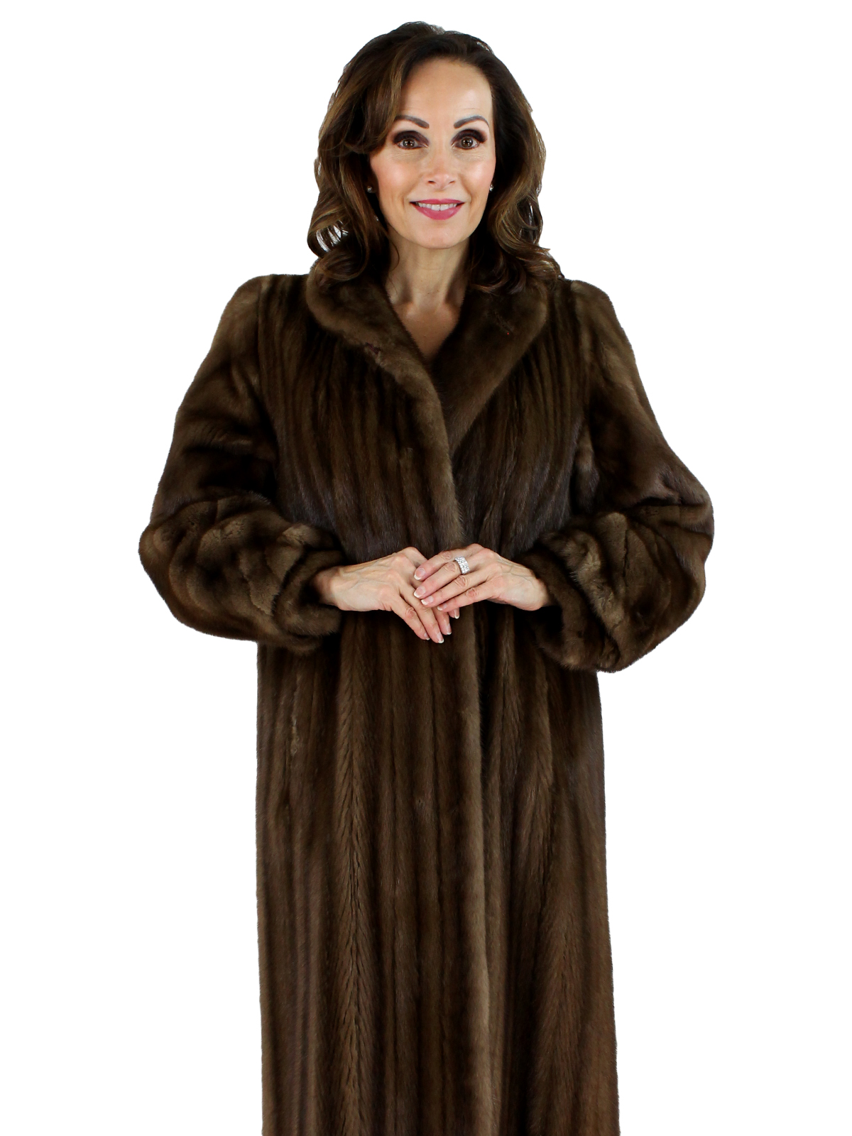 Ranch Mink Fur Jacket Reversible to Black Leather - Women's Mink Fur ...