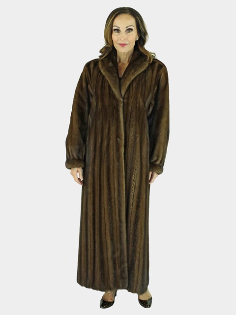 Woman's Demi Buff Female Mink Fur Coat