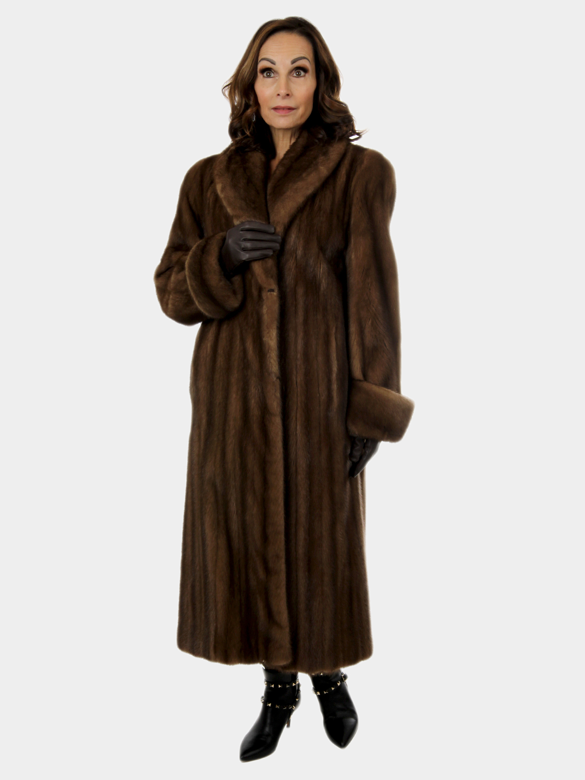 Azurene Mink Fur Jacket - Women's Mink Jacket - Large | Estate Furs