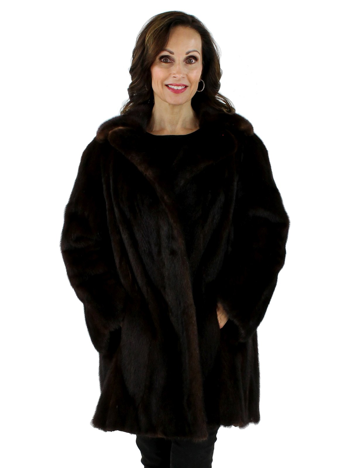 Vintage Cerulean Mink Fur Stole - Women's Mink Stole - Large| Estate Furs