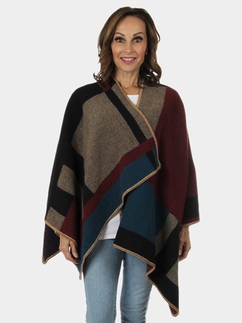 Woman's Multi-Colored Wool Wrap