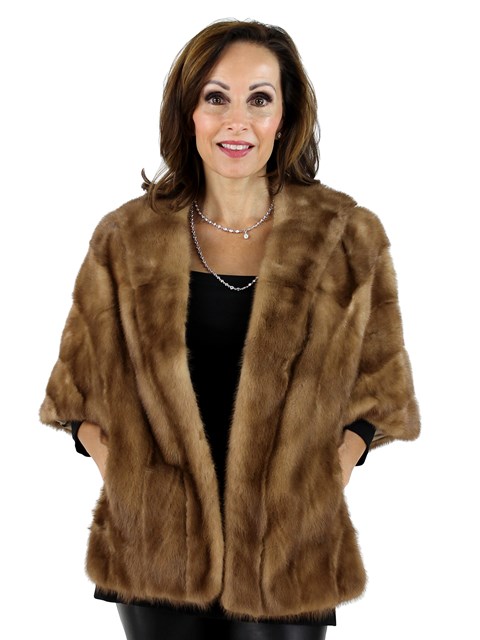 Woman's Autumn Haze Mink Fur Stole