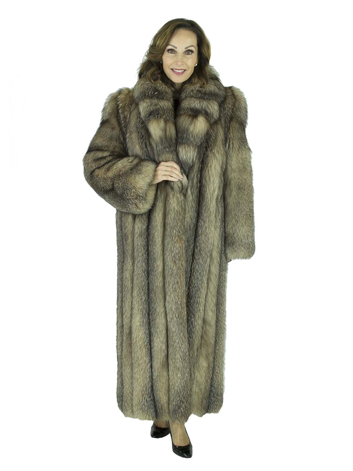 fox fur coat