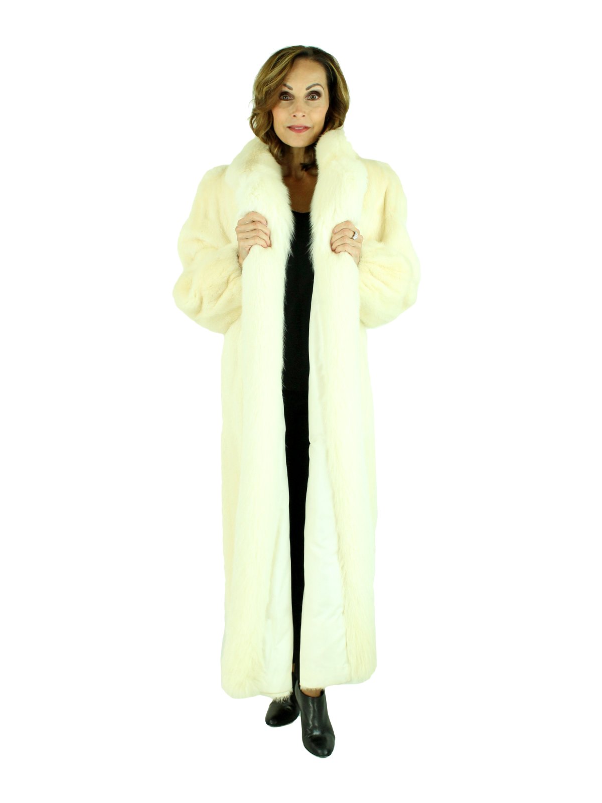 Lunaraine Mink Fur Coat Womens Large 25848 Estate Furs 