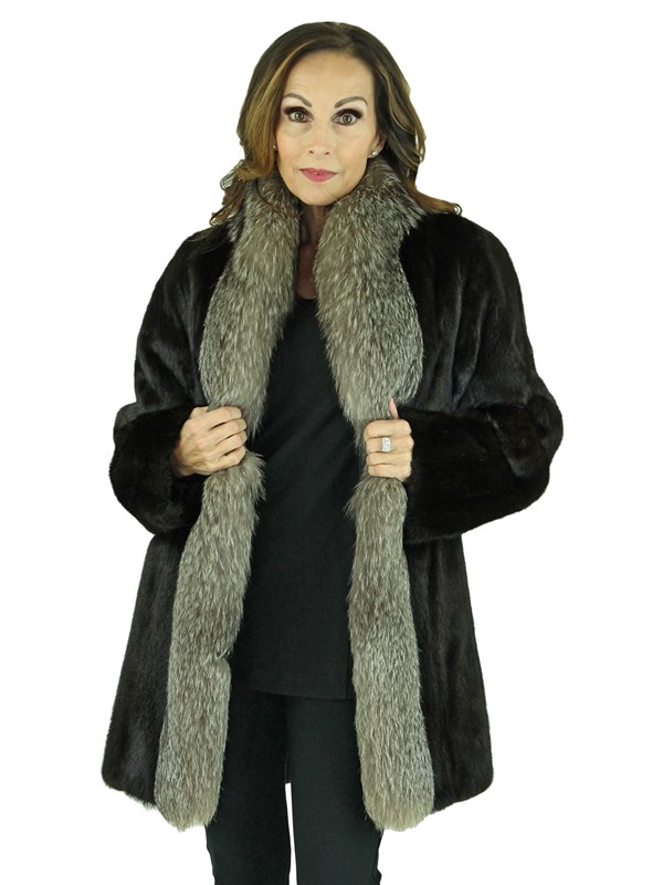 Ranch Mink Coat - Women's Medium | Estate Furs