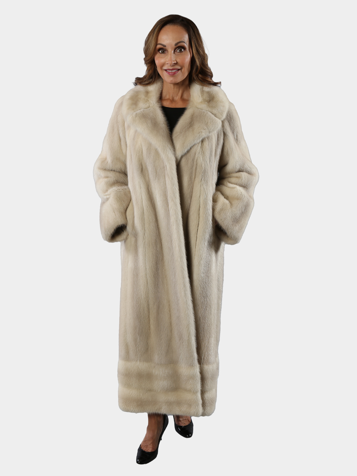 Day Furs Inc. Woman's Sheared Mink Fur Coat