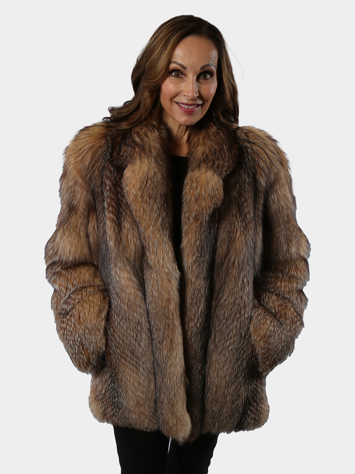 Women Faux Fur Coat Top Fashion Luxury Thick Warm 3/4 Sleeve Short Faux Fox  Fur Jacket Women Winter Fur Coats Outerwear : Amazon.co.uk: Fashion