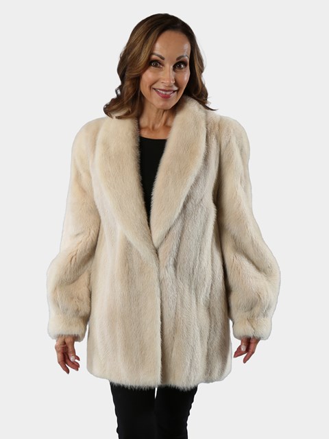 Woman's Tourmaline Mink Fur Jacket