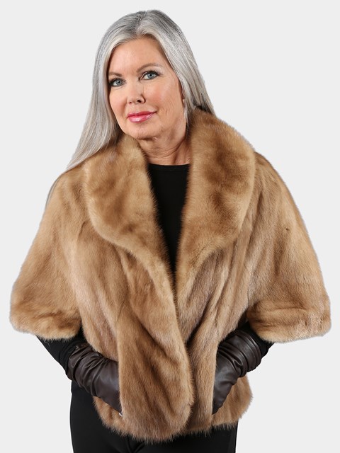 Woman's Vintage Autumn Haze Mink Fur Stole