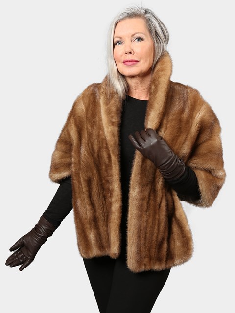 Woman's Vintage Lunaraine Mink Fur Stole