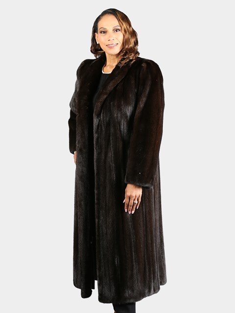 Woman's Ranch Mink Fur Coat