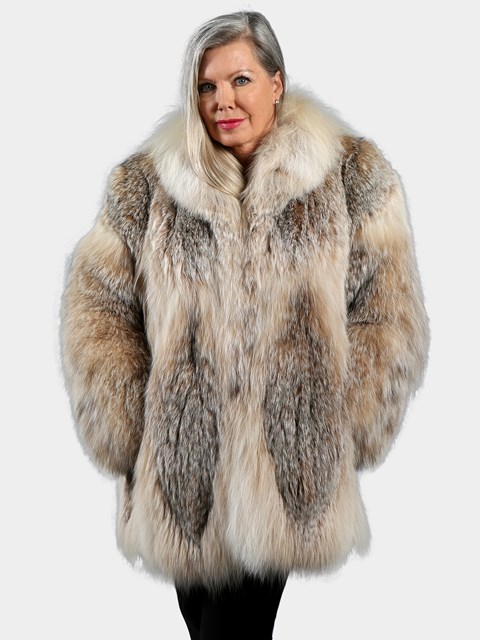 Woman's Canadian Lynx Fur Jacket