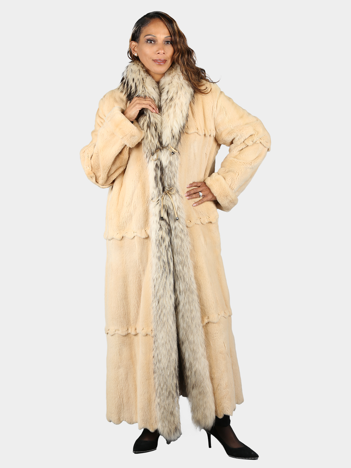 Faux Mink sale Fur Coat - New