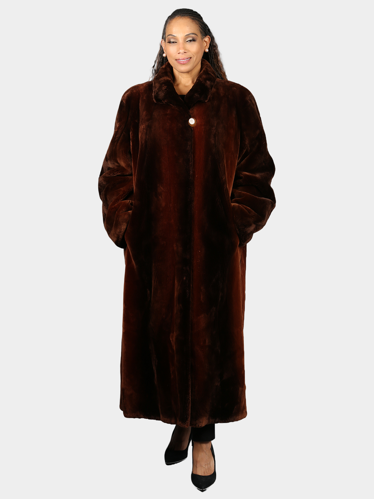 Sheared beaver Fur coat offers