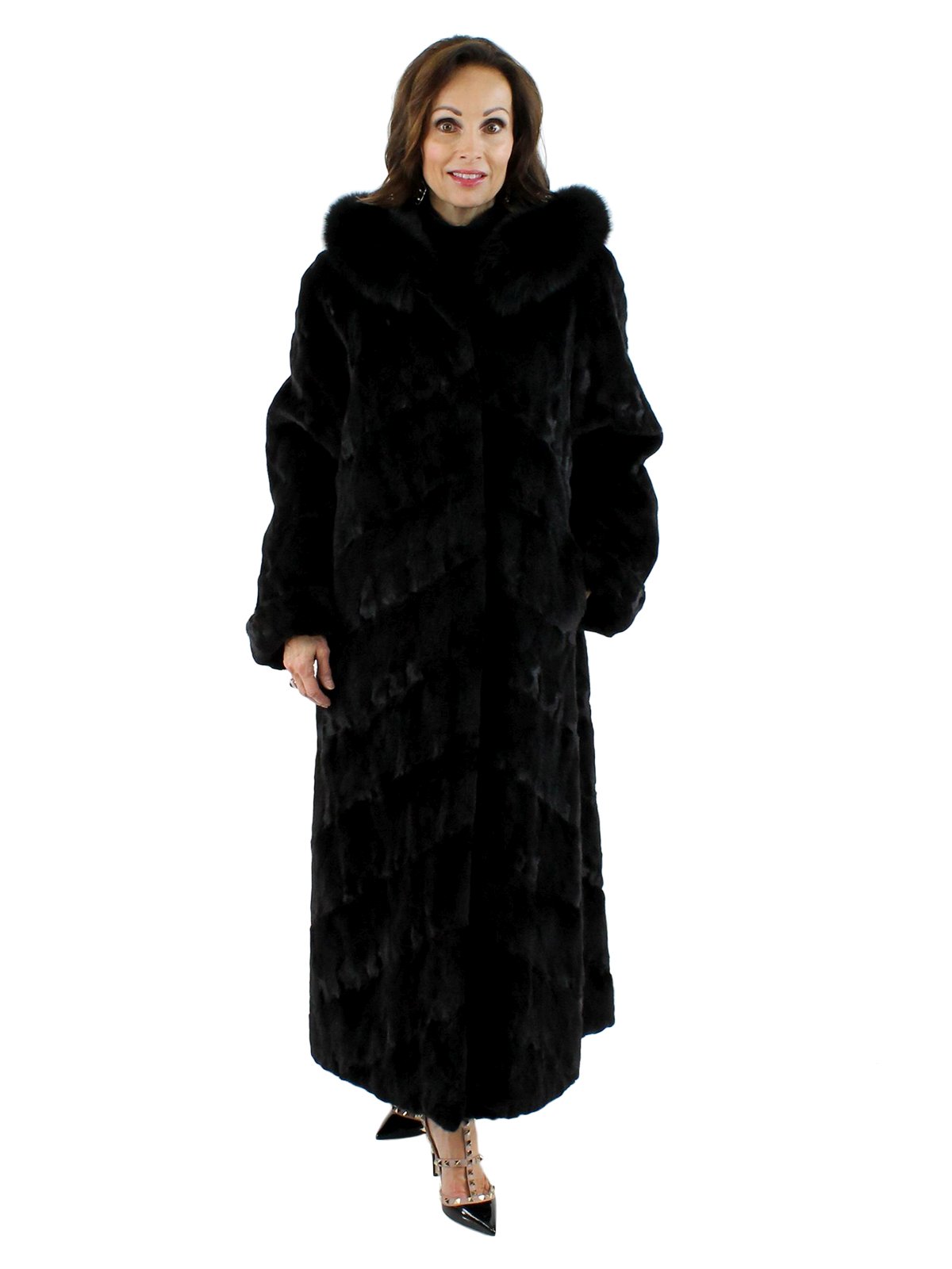 Ranch Mink Fur Section Coat - Women's Medium | Estate Furs