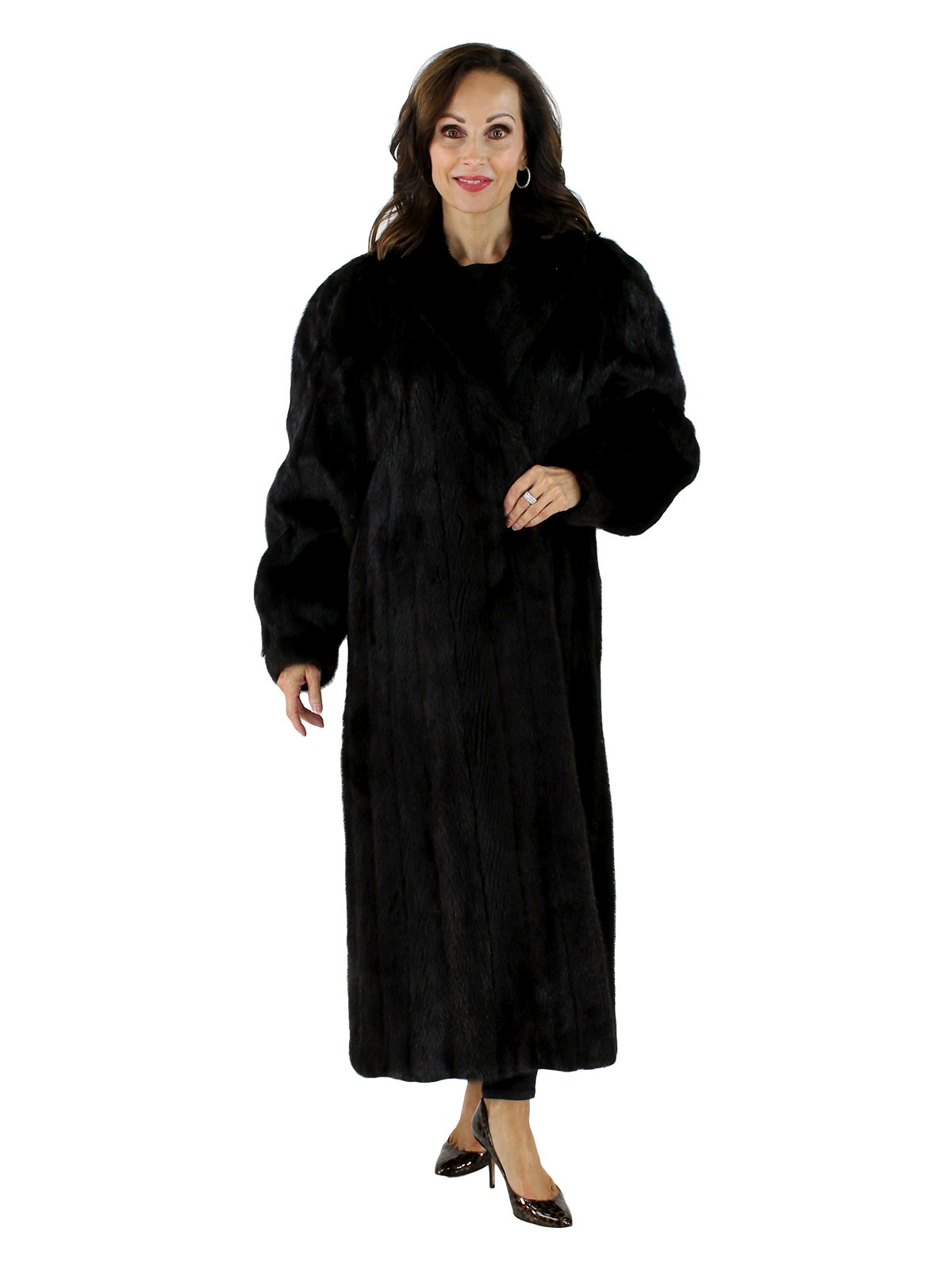 Ranch Mink Fur Coat - Women's XLarge - 42719 | Estate Furs