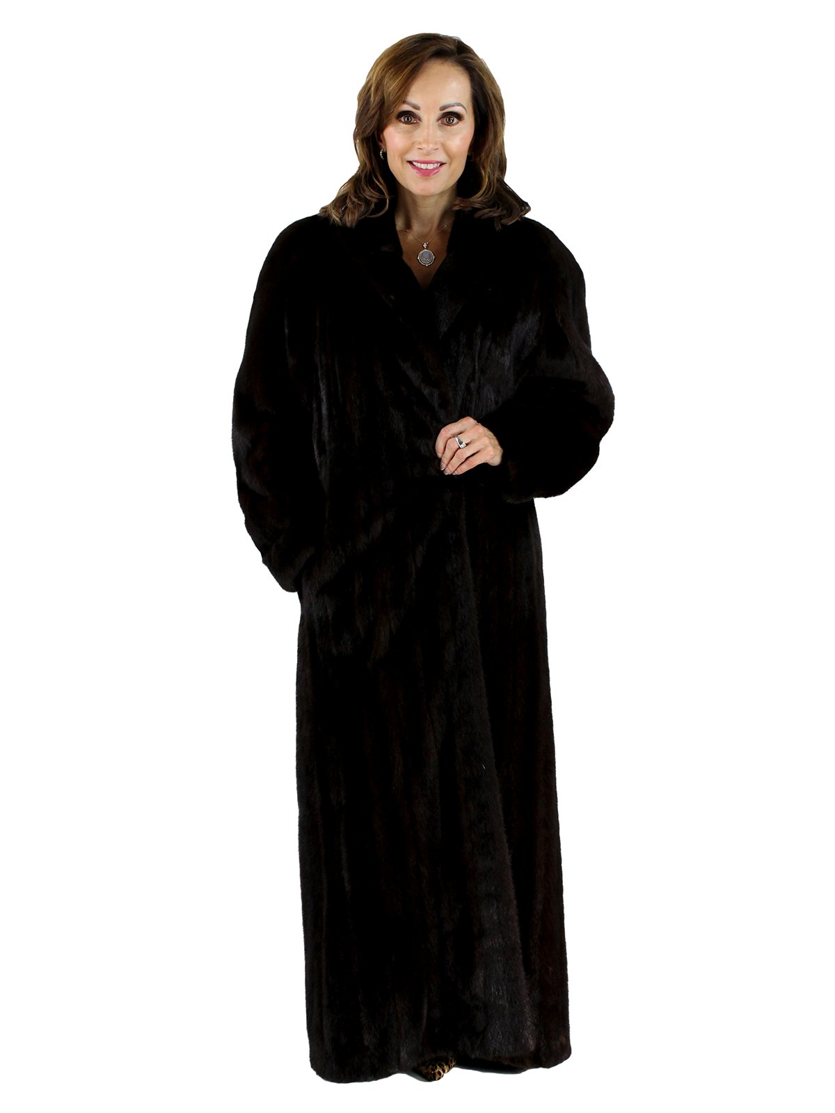 Dark Mahogany Female Mink Coat | Carmel, IN | Estate Furs