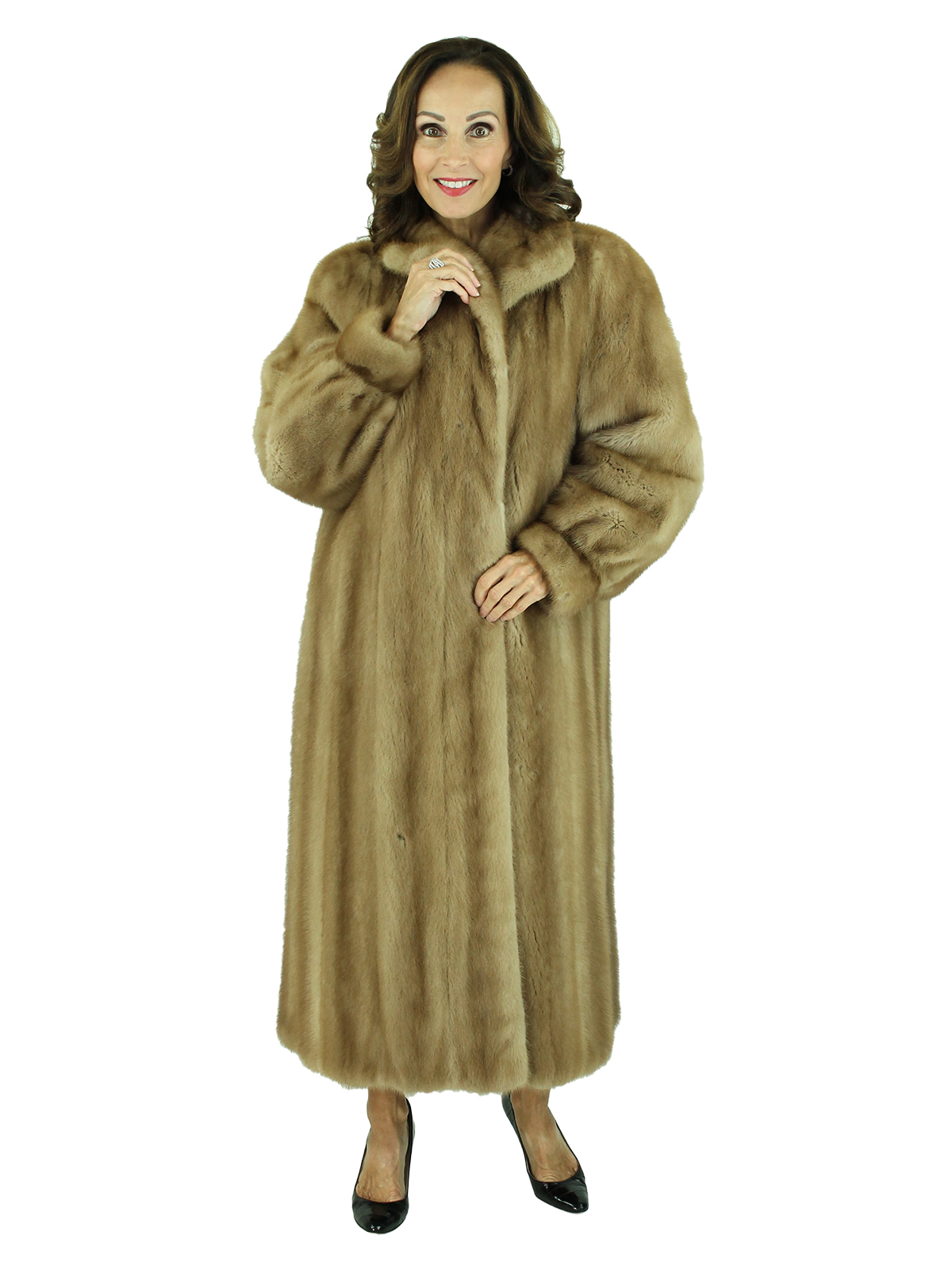 Vintage Autumn Haze Mink Fur Coat - Women's Fur Coat - Large| Estate Furs