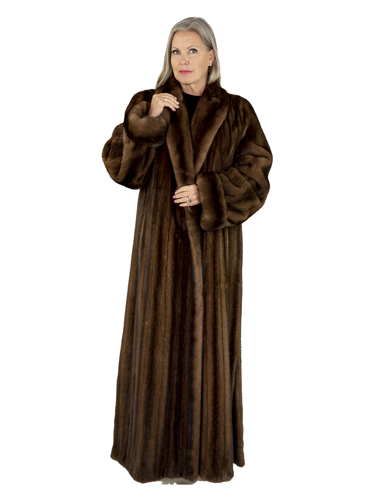 Woman's Plus Size Demi Buff Female Mink Fur Coat - XL| Estate Furs