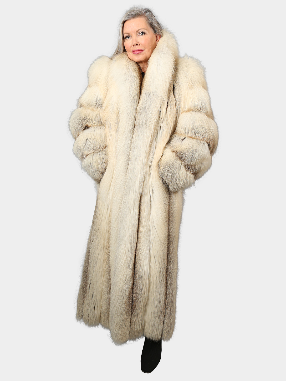 Golden Isle Fox Fur Coat - Women's Fur Coat - Estate Furs